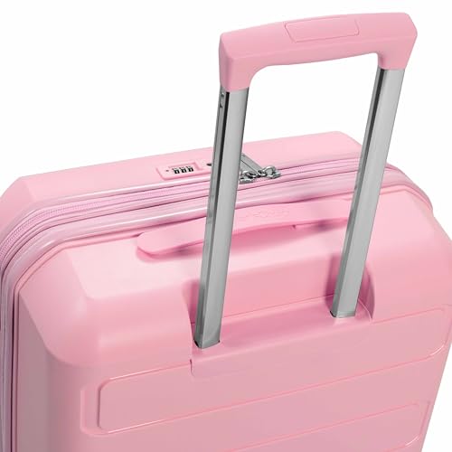 Traveler's Choice Pagosa Hardshell Expandable Luggage with Spinner Wheels, Pink, 2-Piece Set (22/26) by Traveler's Choice - Image 9
