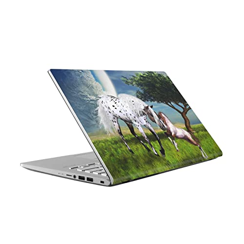 Vinyle Autocollant ASUS Vivobook 14 Simone Gatterwe Chevaux Protection Peau