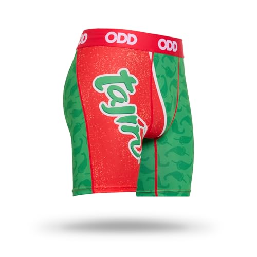 Odd Sox Tajin Split Men's Boxer Briefs - Chili Lime Seasoning Novelty Underwear - Comfy Stretch Fit - Fun Graphic Merch4