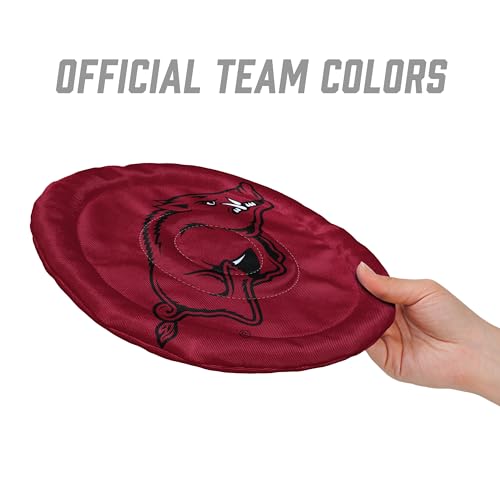 Image of YouTheFan NCAA Arkansas Razorbacks Flimzee Bean-Bag Flying Disc
