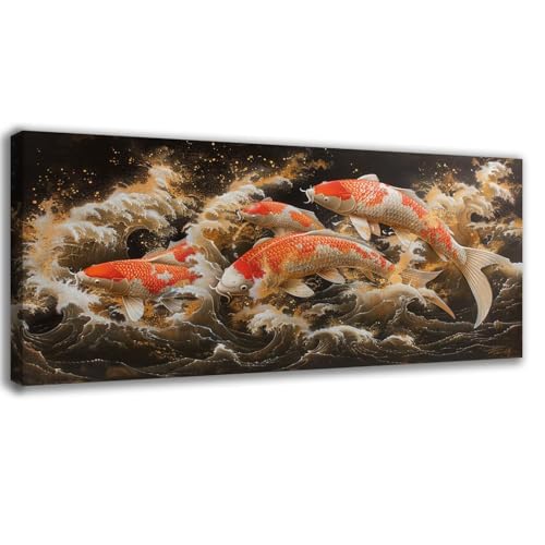 Diamond Painting Koi : Kit 5D DIY pour une Décoration Chambre Zen et Relaxante