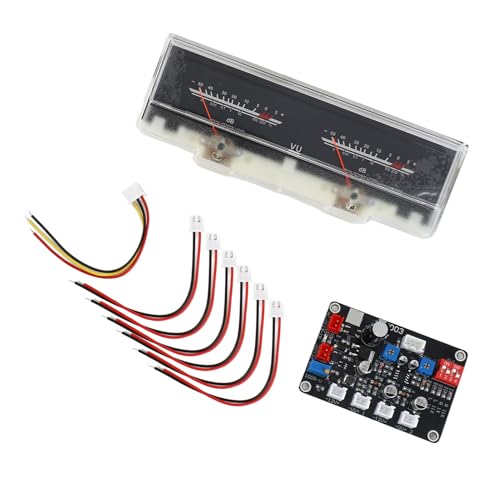 Medidor VU con placa de controlador Annadue y sensibilidad de corriente de 500 UA 2
