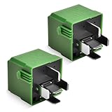2 Pcs 5-Pin Automotive Multi Function Relay Compatible with 2003-2019 Mercedes Benz CLS SLK SLS B200 C300 E350 GL450 G55 S600L ML400 Replace 0009828523 0025427619 0025422319