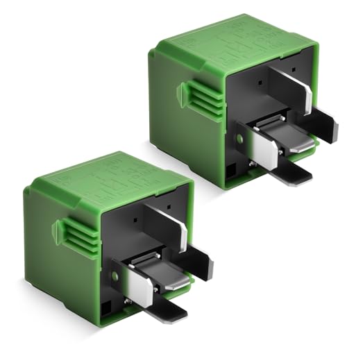 2 Pcs 5-Pin Automotive Multi Function Relay Compatible with 2003-2019 Mercedes Benz CLS SLK SLS B200 C300 E350 GL450 G55 S600L ML400 Replace 0009828523 0025427619 0025422319