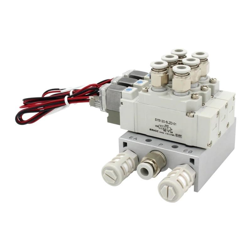 Électrovanne SY5120-6LZD-01 8mm avec collecteur et vanne de commande