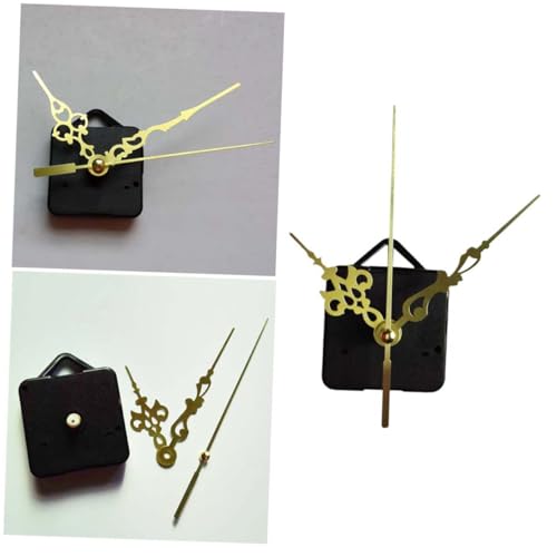 iplusmile Kit de Mecanismo para Reloj de Pared Silencioso Diseño Retro Elegante Fácil Instalación Incluye Núcleo y Agujas Accesorio Práctico para Reparación y Creación de Relojes