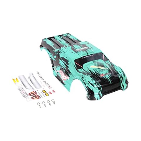 EA1084 JLB Racing Cheetah 1/10 Brushless RC Car Green Shell Body Spare Part 11101 Truggy Cover