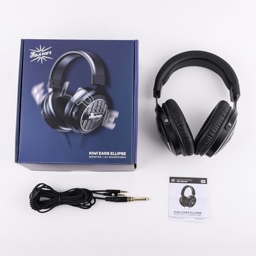 Image of Linsoul Kiwi Ears Ellipse Studio-Grade Open Back Over-Ear Headphones