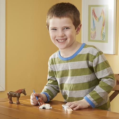 Image of Melissa & Doug Horses Figurines Arts and Crafts Developmental Toy 3+ Gift for Boy or Girl