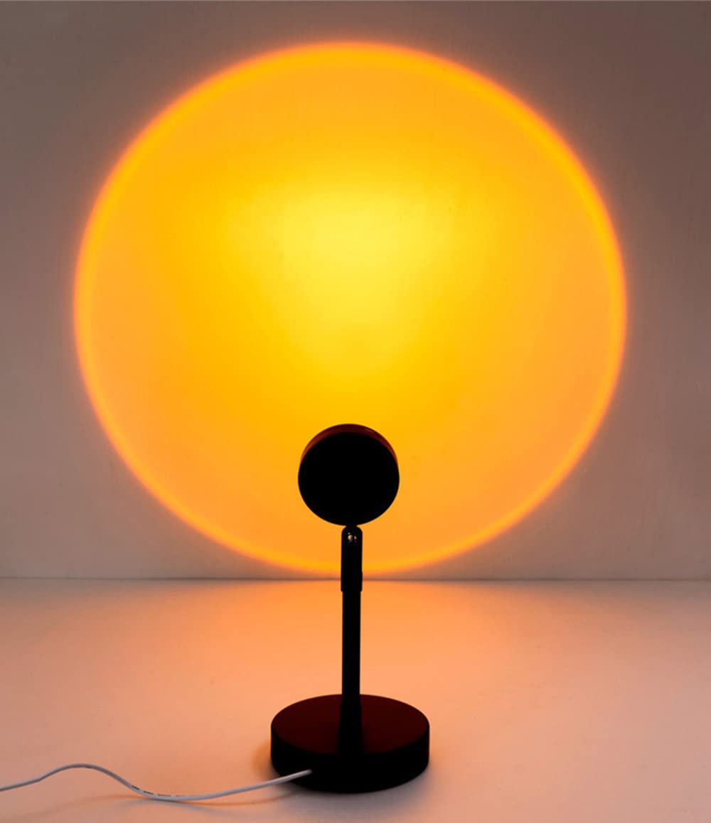 Sunset Lamp, 180 Degree Rotation Sunset Light Projector Lighting Lamp for Photo/Selfie/Bedroom Decor, Type A