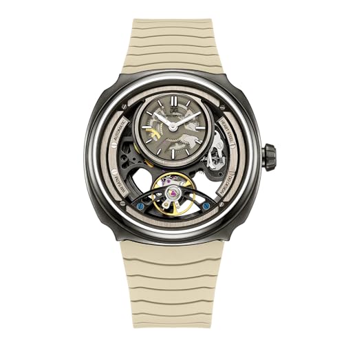 Montre squelette homme automatique et étanche à porter au bureau comme en soirée