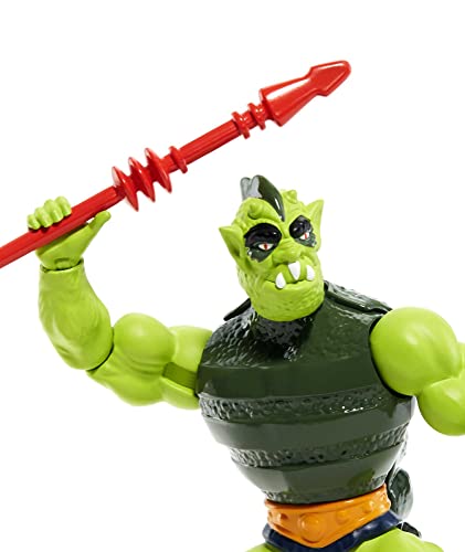 Masters Of The Universe Origins Toy, Whiplash Action Figure, Posable With Battle Accessory And Mini Comic Book, Motu Collectible​​​​ #TOP1