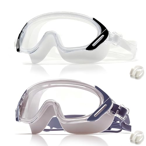 Image of Swim Goggles, Wide Angle Anti-fog and UV Leak Proof Goggles,Swimming Goggles for Adult Youth