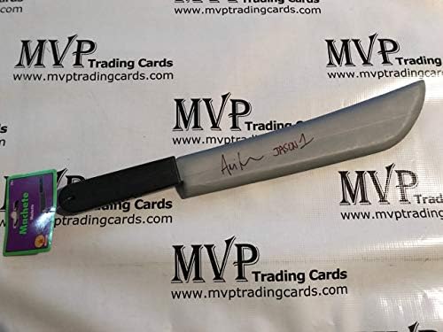 Beckett Authentic Ari Lehman Autograph Jason Friday The 13th Movie 20 Inch Machete Prop