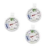 Operitacx 3 Stück Thermometer Sensor digital Messgerät für Kühlschrank Thermostat Kühlschranktemperaturmesser temperaturüberwachung kühlschrank Gefriertemperaturanzeige Gefrieralarm Plastik