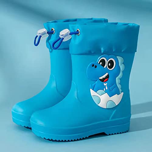 Kids Rain Boots Boys Girls Lightweight Boots Waterproof Easy-on Outdoor Playing Rain Boot Unisex-Child2