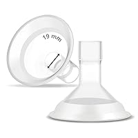 Vista 17 de 9mm Maymom MyFit Shields, Serie Pano; Compatible con el extractor de leche Medela PersonalFit, Freestyle, Harmony, Maxi, Conector Freestyle Flex