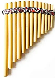 Professional Ramos Standard Size Curved Antara Pan Flaute 13 Pipes Case Included