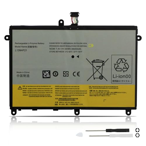 K KYUER L13M4P21 L13L4P21 Laptop Batería Compatible con Le-novo IdeaPad Yoga 2 11 Convertible...