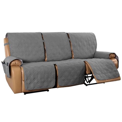 Funda para sofá reclinable impermeable que evita manchas de mascotas y pelos 2