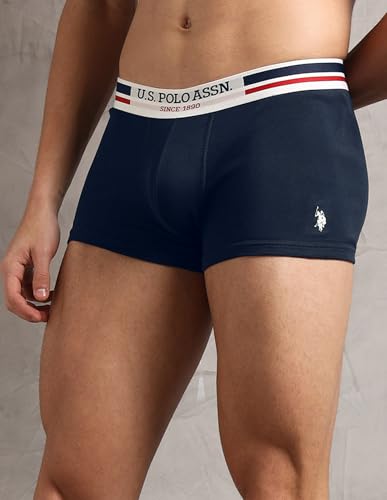 Image of U.S. Polo ASSN. Mens I641 Anti Microbial Essential Boxer Underwear Brief -Pack of 2
