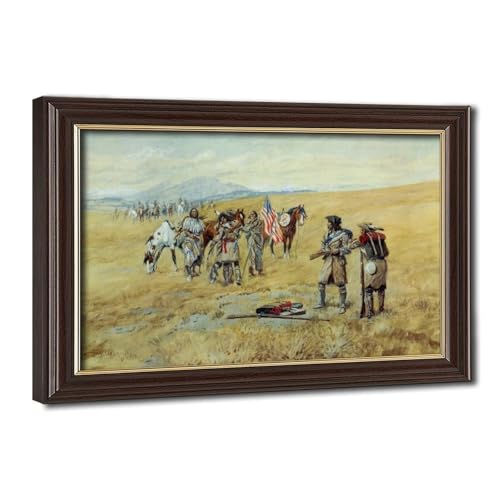 Impression sur toile décoration murale Captain Lewis Russell cadre