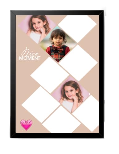 Image of A4 Size Photo Frame For Home and Office Decoration | 8x12 Inches (Black), Rectangular, Black, 7