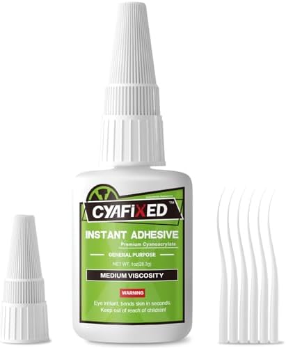 Medium Super Glue Liquid, All Purpose CA Glue with Anti-Clog Cap & Microtips for Woodworking, 3D Printing, Aquarium, Crafts, Plastic – Instant Cyanoacrylate Adhesive Repair Shoe, Ceramic, Glass: Amazon.com