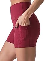 Sunzel 8" / 5" Biker Shorts for Women with Pockets, High Waisted Yoga Workout Shorts