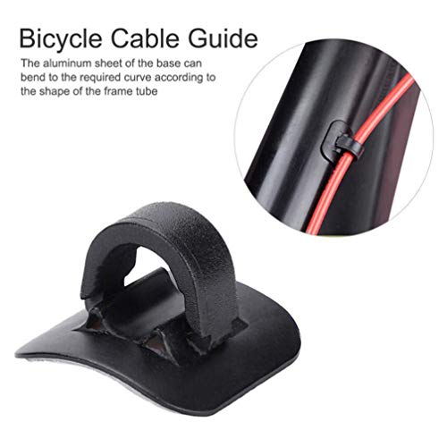 CLISPEED BESPORTBLE 2 PCS Guia de Cabo de Bicicleta Clipe de Mountain Bike Tubo De Linha De Freio Fi