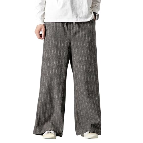 Pantalon en lin homme large pour éviter la chaleur avec style