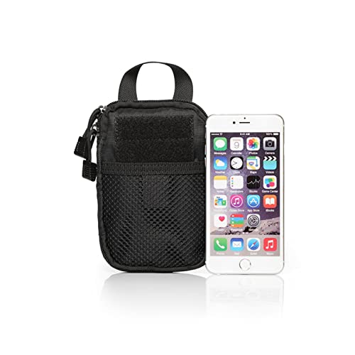 Mini Pocket Organizer Pouch, Tactical Molle Pouch Accessory Bag, Small Tool Storage Pouch For Phones/Cards/Keys/Pocket Knife, Men's Utility Edc Waist Bag Pack For Camping Hunting #TOP4