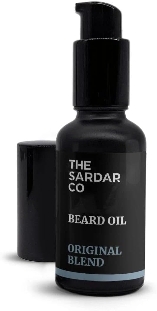 THE SARDAR CO Original Blend Beard Oil, Deep Hydration & Conditioning, Sandalwood, Bergamot, Sweet Orange & Black Pepper