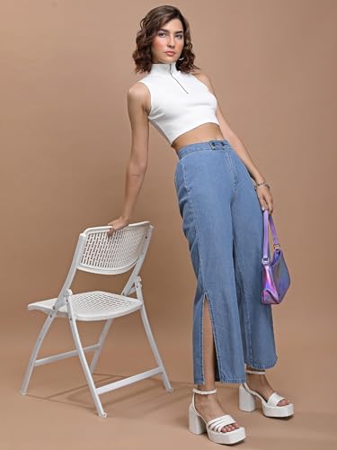 Image of Tokyo Talkies Women High Waist Straight Fit Jeans