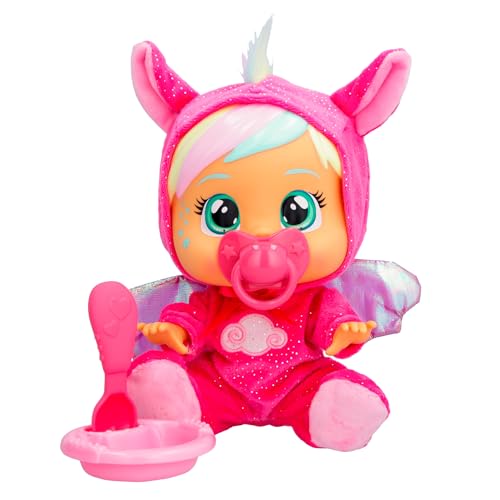 BEBÉS LLORONES Loving Care Fantasy Hannah | Muñeca bebé Que Llora lágrimas de Verdad con Pijama y 3 Accesorios - Juguete y Regalo para Niños...