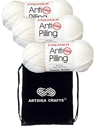 Premier Yarns Anti-Pilling Everyday Snow White 100-1