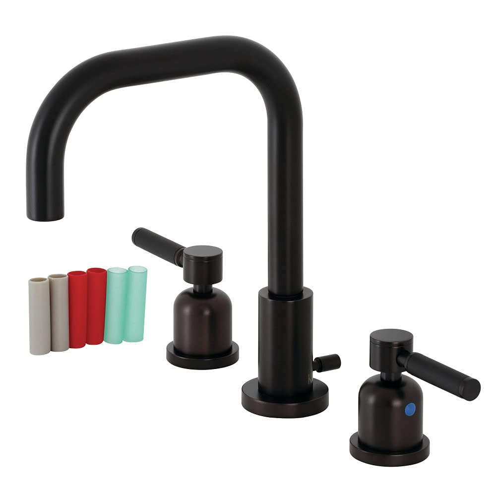 Robinet de salle de bain widespread pour lavabo rétro pour une ambiance de douche relaxante