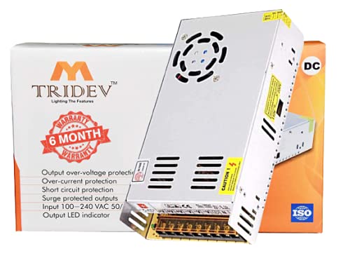 My Tridev 18V 20A 360W DC Switching Switch Power Supply for Power Supply Strip, CCTV (Silver) 18volt 20amp 360 watt (B09C3B6X7C) Amazon Price History, Amazon Price Tracker