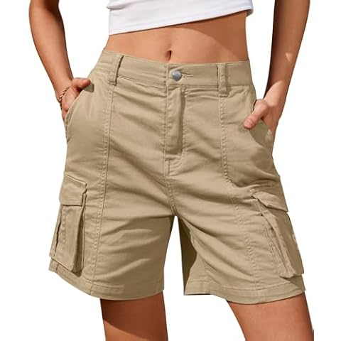 IVIR Women's Bermuda Cargo Shorts Cover