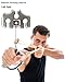 Rochan Wrist Rocket Slingshot, Professional Hunting Slingshot High Velocity Catapult with 4 Replacement Bands and 50 Ammo