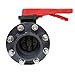 Generic ERA Sch 80 PVC 6 Inch Butterfly Valve Kit, With Flanges and Hardware, Gray