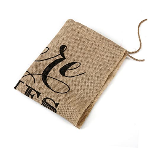 Signos de boda para ceremonia solución decorativa de bienvenida rústica Abaodam 2 piezas 4