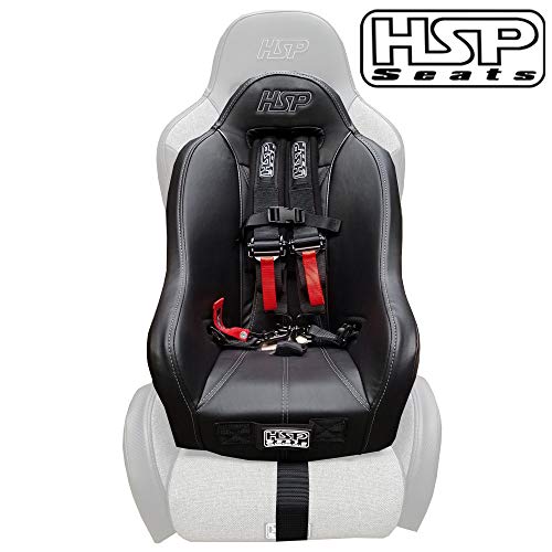 Hunter Safety Products UTV Booster Seat - Kids Seat with 4-Point Harness Slots for Polaris RZR, Can-Am X3, Apex, Honda Talon, Kawasaki KRX 1000, and Other Side by Side UTVs (SEAT ONLY)