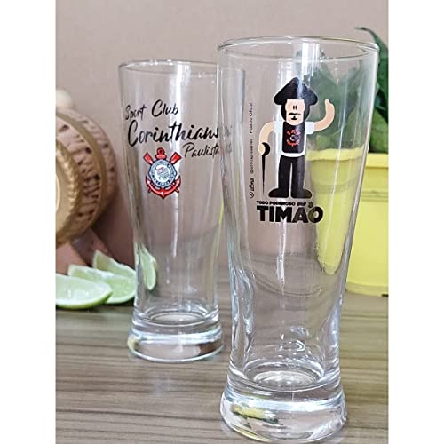Copo Lager 300ml Com 02 Corinthians Allmix