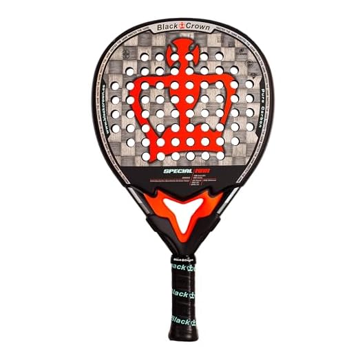 Black Crown - Pala de pádel Special MAX - Carbono 18K Aluminium - Goma Medium EVA Black - Forma lágrima - Potencia 60% y Control 40% - Jugadores avanzados y Profesionales - Peso 355-370g