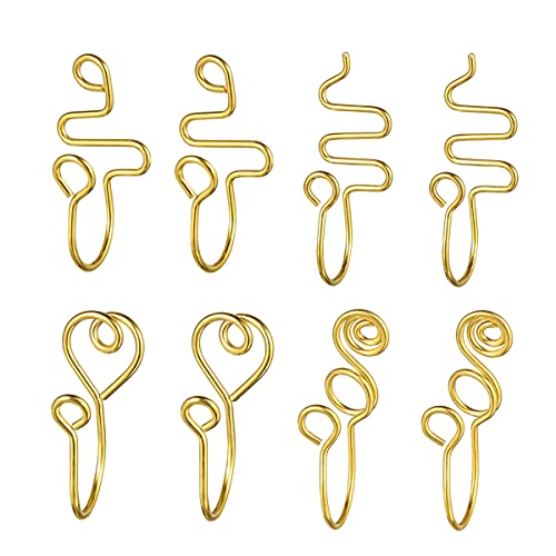 outerunner Nose Cuff Non Piercing African Clip Nose Ring Set Fake Nose Rings for Women Nose Cuffs for Non Pierced Nose
