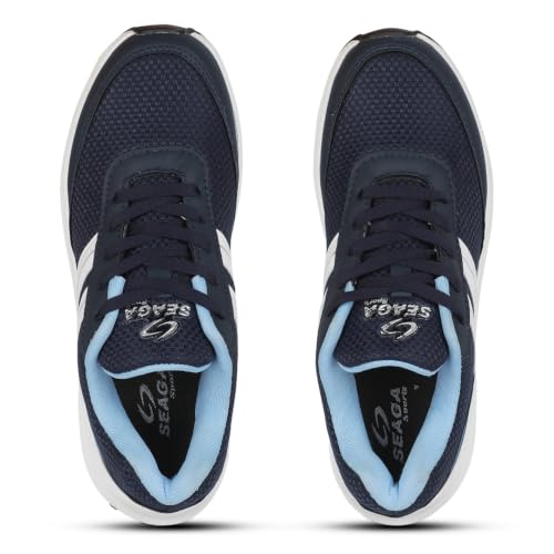 Image of SEAGA Sports Men Running Sports Shoes | Super Soft Breathable Casual Sneakers for Men | Anti-Skid Sole | Cushioned Insole | Lightweight Shoes Pack of 1