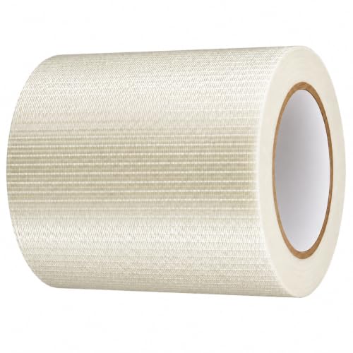 Image of GGR Supplies FIL-835B /D Bi-Directional Filament Tape, 7 Inch x 60 Yards | Transparent Fiberglass-Reinforced Strapping Tape; Tear Resistant for Heavy-Duty Packaging, Palletizing and Bundling