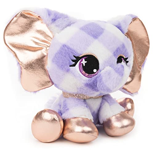 P.lushes Designer Fashion Pets Ella L’phante Elephant Premium Stuffed Animal, Blue And Gold, 6” #TOP3
