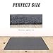 Sycoodeal Office Chair Mat for Hardwood Floor,Office Computer Gaming Chair Mat for Tile Floor,Large Floor Protector Rug,Anti-Slip,Easy to Clean,Grey(48